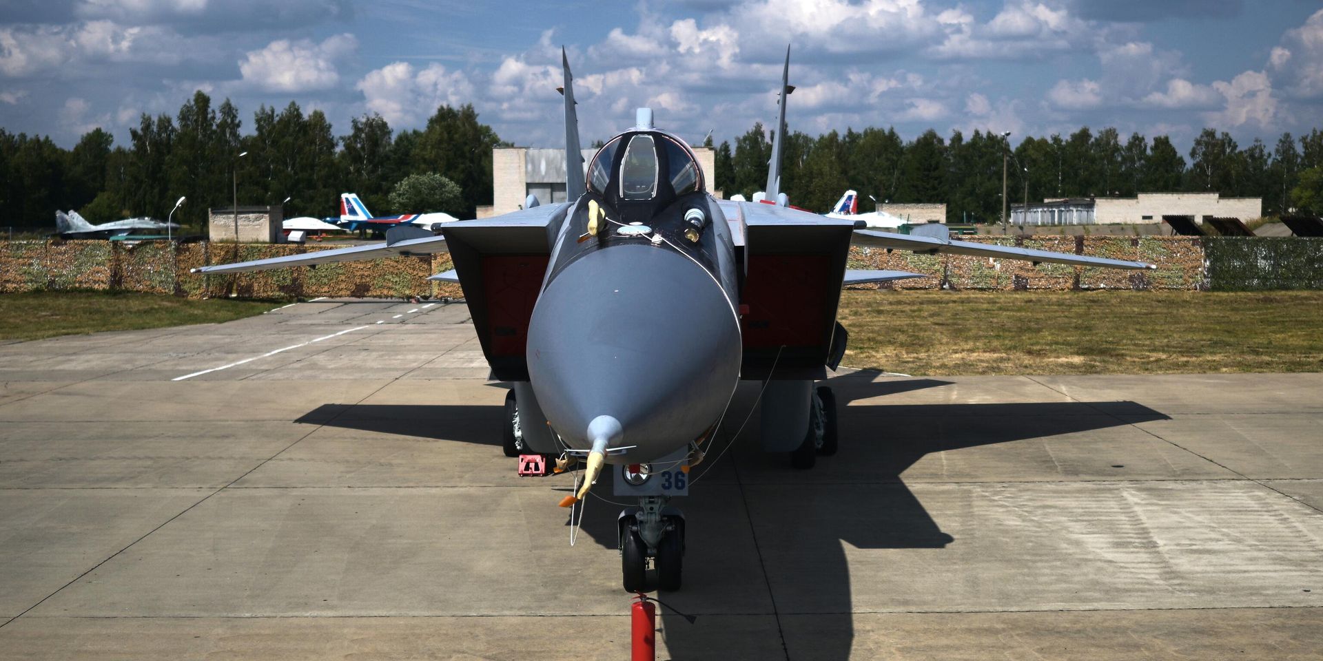 Истребитель-перехватчик МиГ-31К с изделием 9-С-7760  (АРК Кинжал) в Кубинке - ИноСМИ, 1920, 04.09.2022