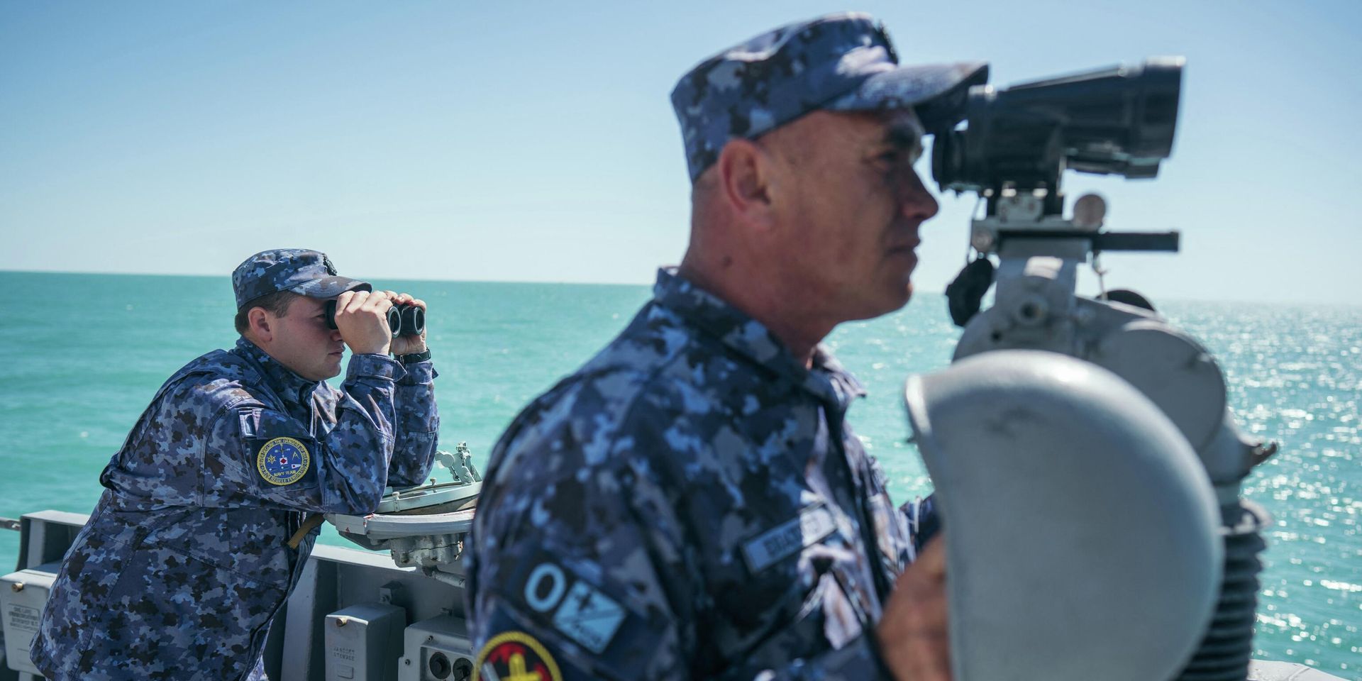 Солдаты ВМС Румынии на палубе фрегата Король Фердинанд во время военных учений Щит защитника на Черном море - ИноСМИ, 1920, 19.08.2022