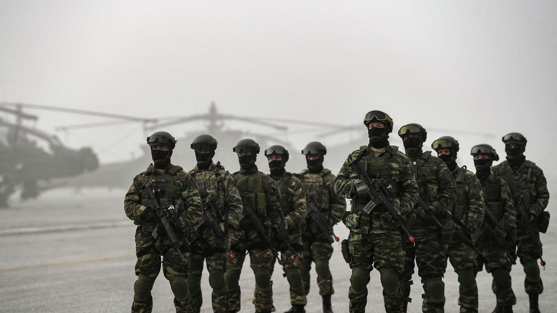 Греческие и американские военные принимают участие в совместных учениях на полигоне Литохоро, Греция. Архивное фото - ИноСМИ, 1920, 31.08.2022