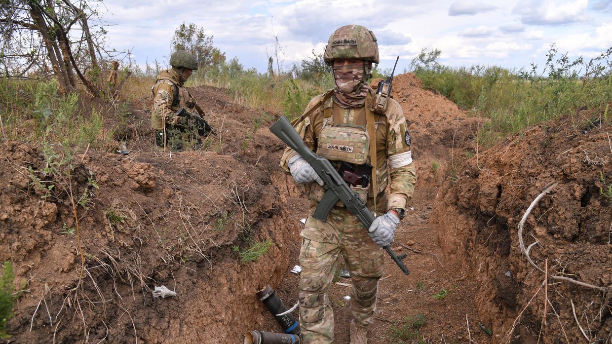 Бойцы ЧВК Вагнер в ДНР