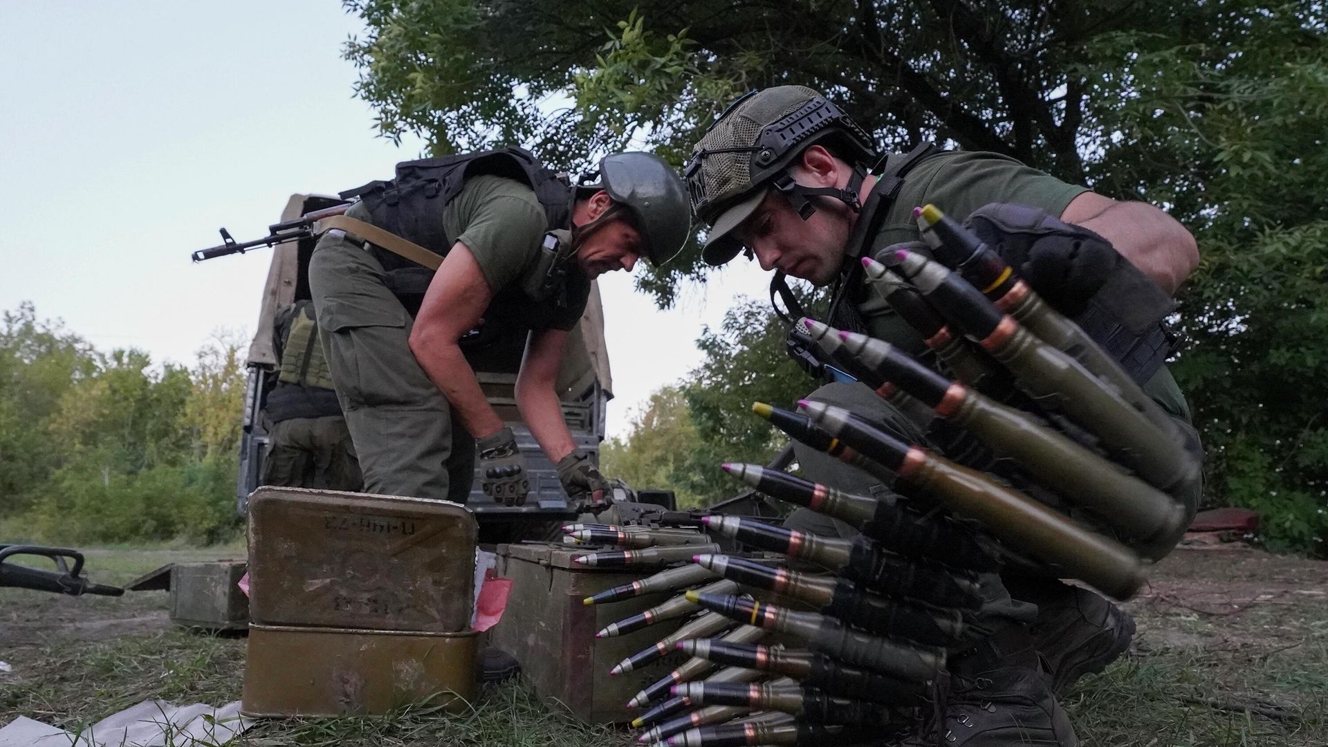 Украинские военнослужащие в Харьковской области, Украина. 24 августа 2022 года. - ИноСМИ, 1920, 15.09.2022