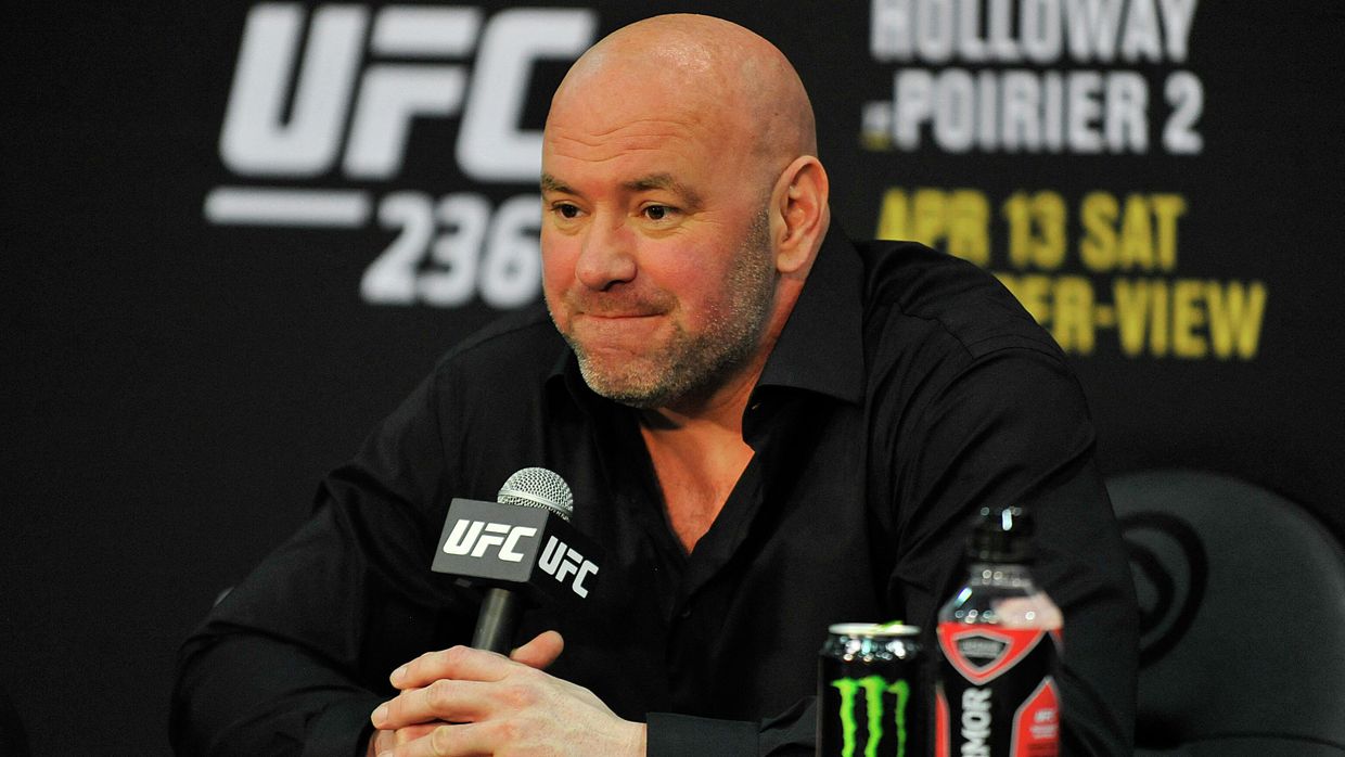 Президент UFC Дэйна Уайт на пресс-конференции в Атланте, штат Джорджия