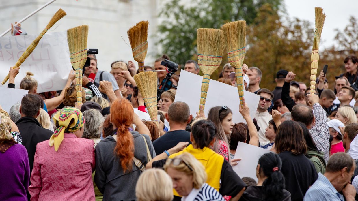Акция протеста в Кишиневе