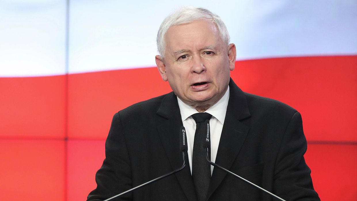 Глава правящей партии Право и справедливость Ярослав Качиньский