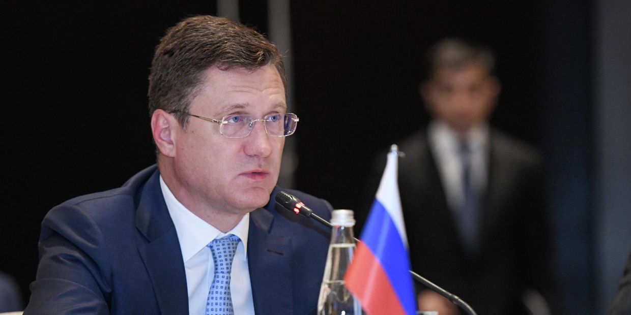 Заместитель председателя правительства РФ Александр Новак на заседании рабочей группы Россия - Азербайджан - Иран