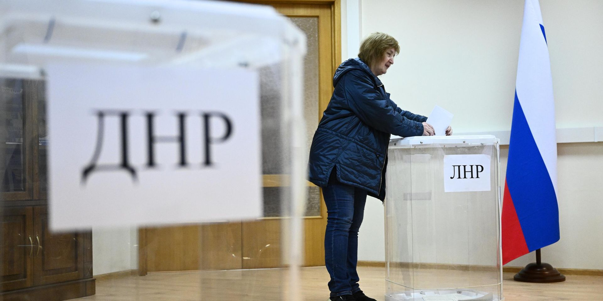 Голосование в Москве на референдумах о присоединении к РФ новых территорий - ИноСМИ, 1920, 26.09.2022