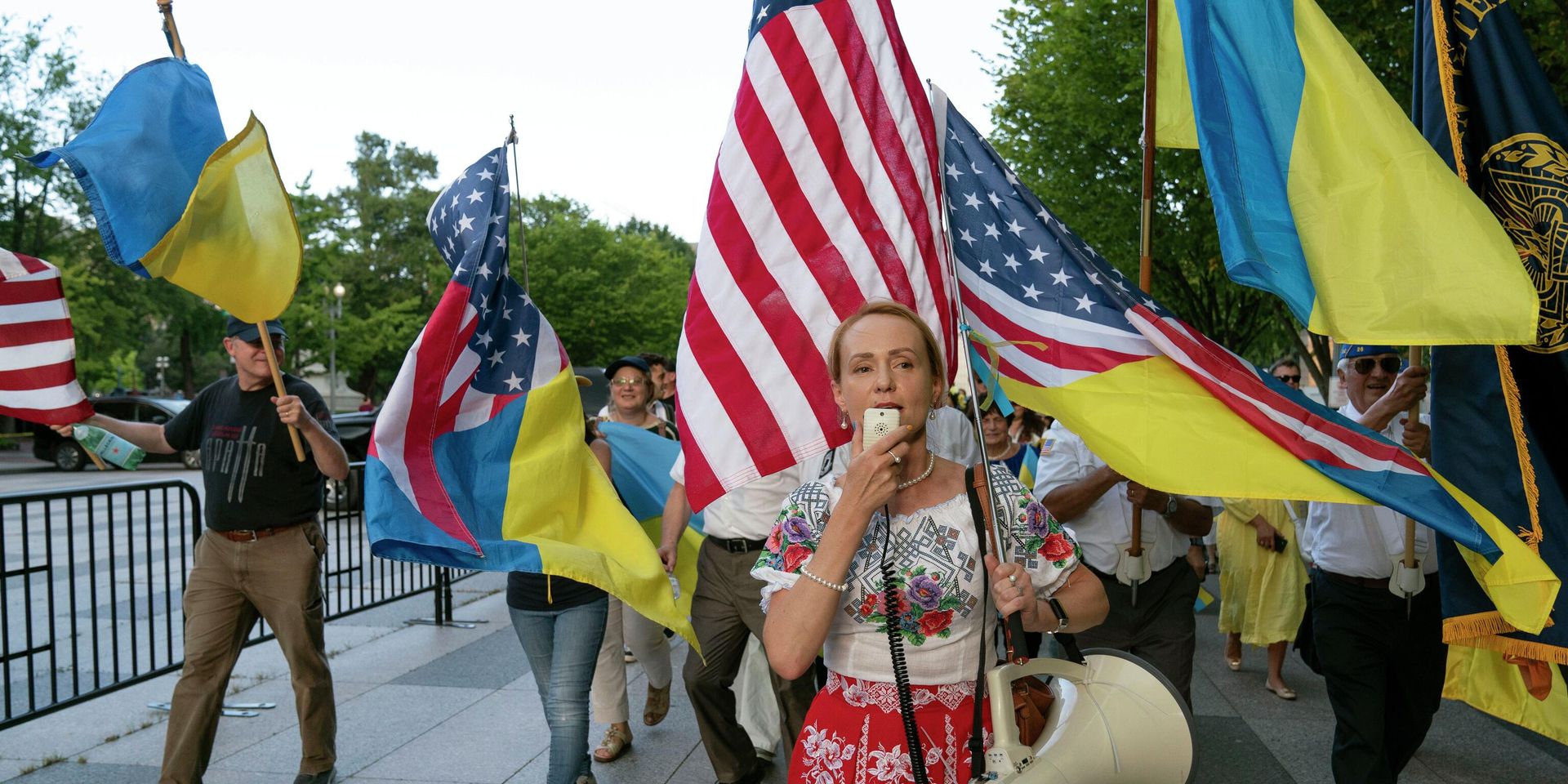 Митинг в поддержку Украины в Вашингтоне, США, в августе 2022 года - ИноСМИ, 1920, 31.10.2022
