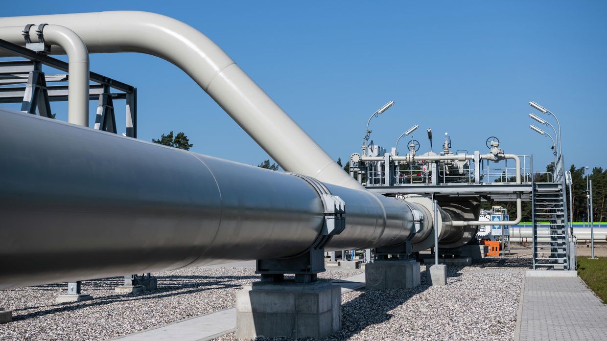Строительство газопровода Северный поток-2 в Германии