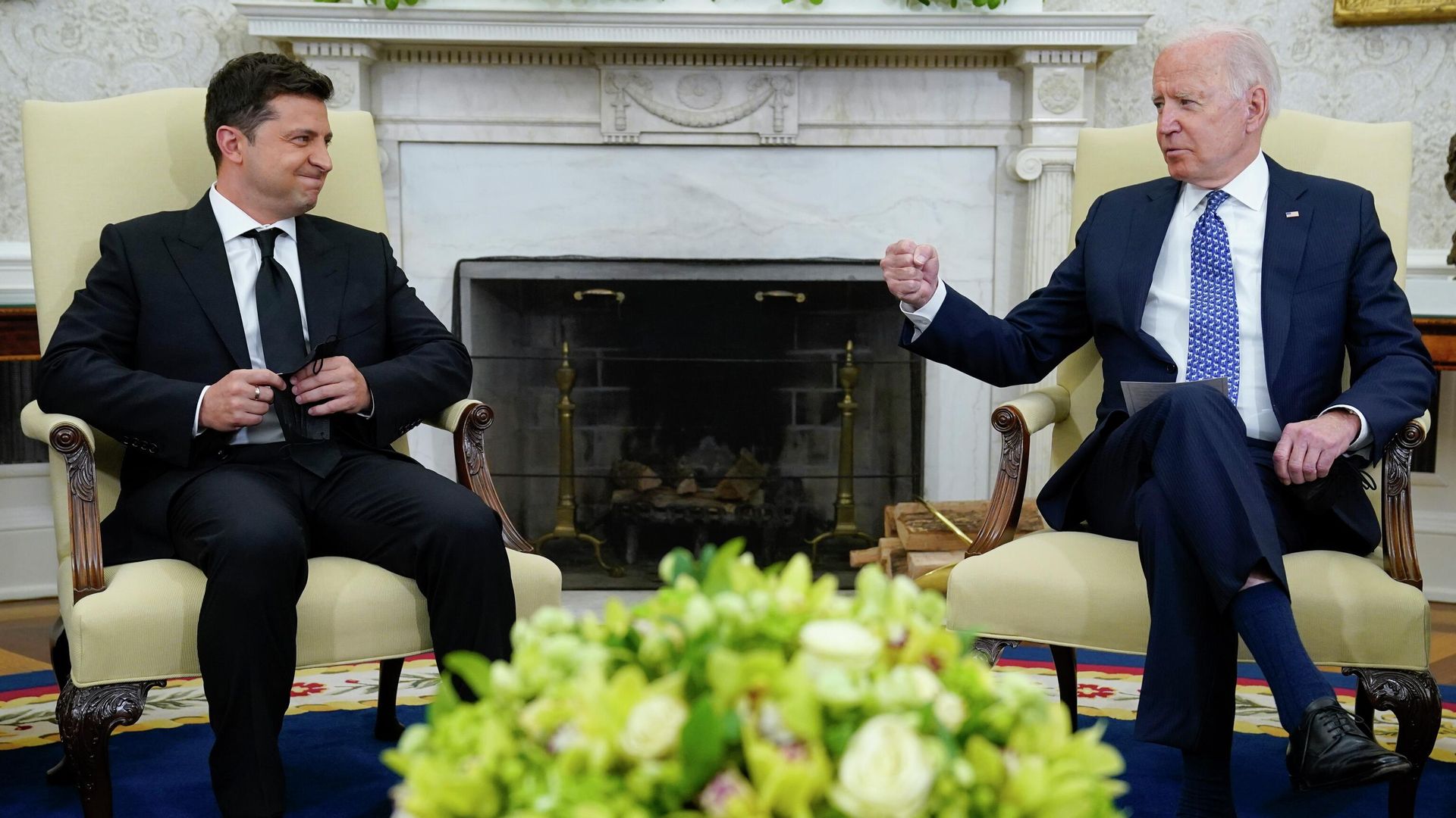 Президент США Джо Байден и президент Украины Владимир Зеленский в Овальном кабинете Белого дома, 1 сентября 2021 года - ИноСМИ, 1920, 30.08.2023
