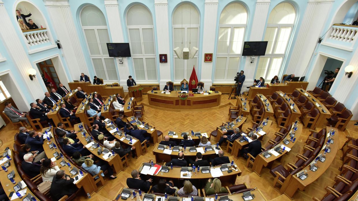 Заседание в парламенте Черногории