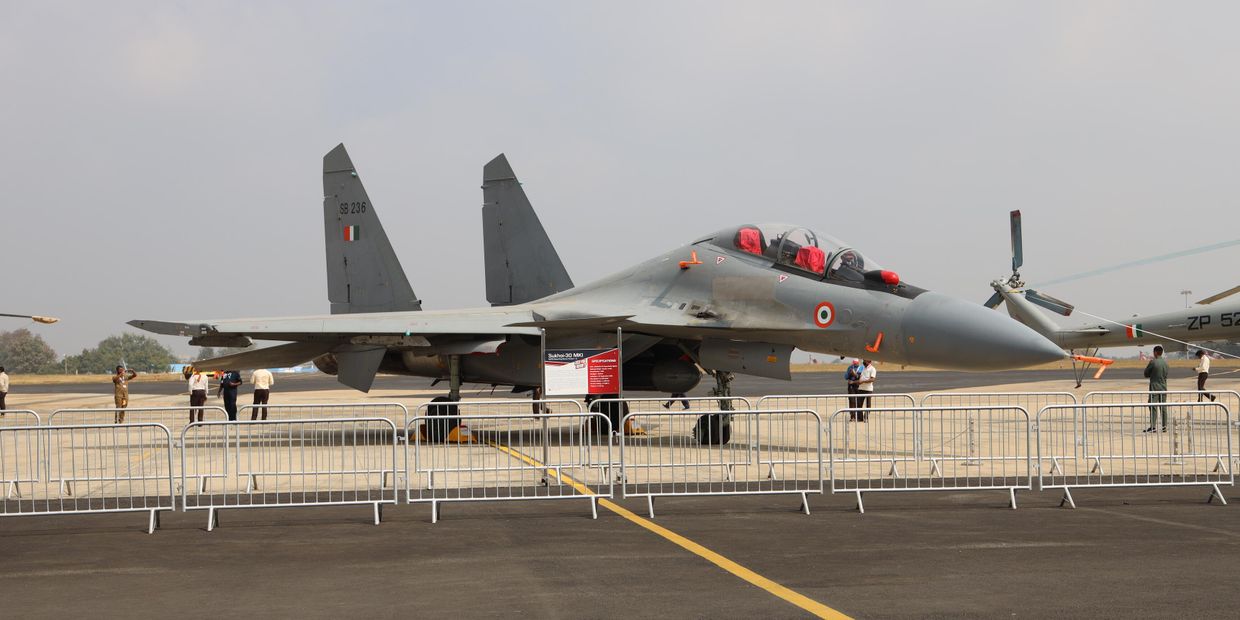 Истребитель Су-30МКИ ВВС Индии