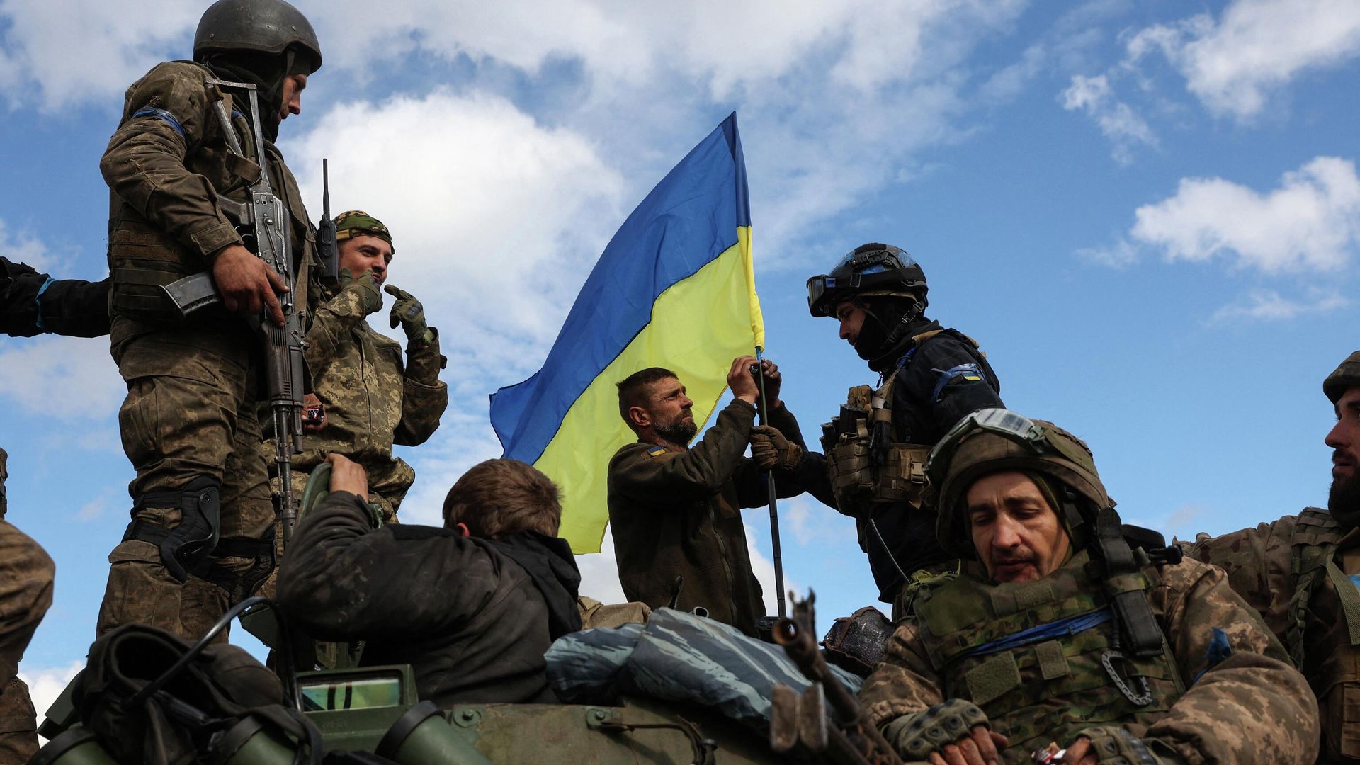 Украинские солдаты близ Лимана, 4 октября 2022 года - ИноСМИ, 1920, 06.10.2022