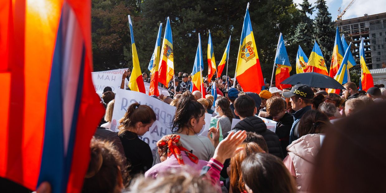 Акция протеста оппозиции в Кишиневе