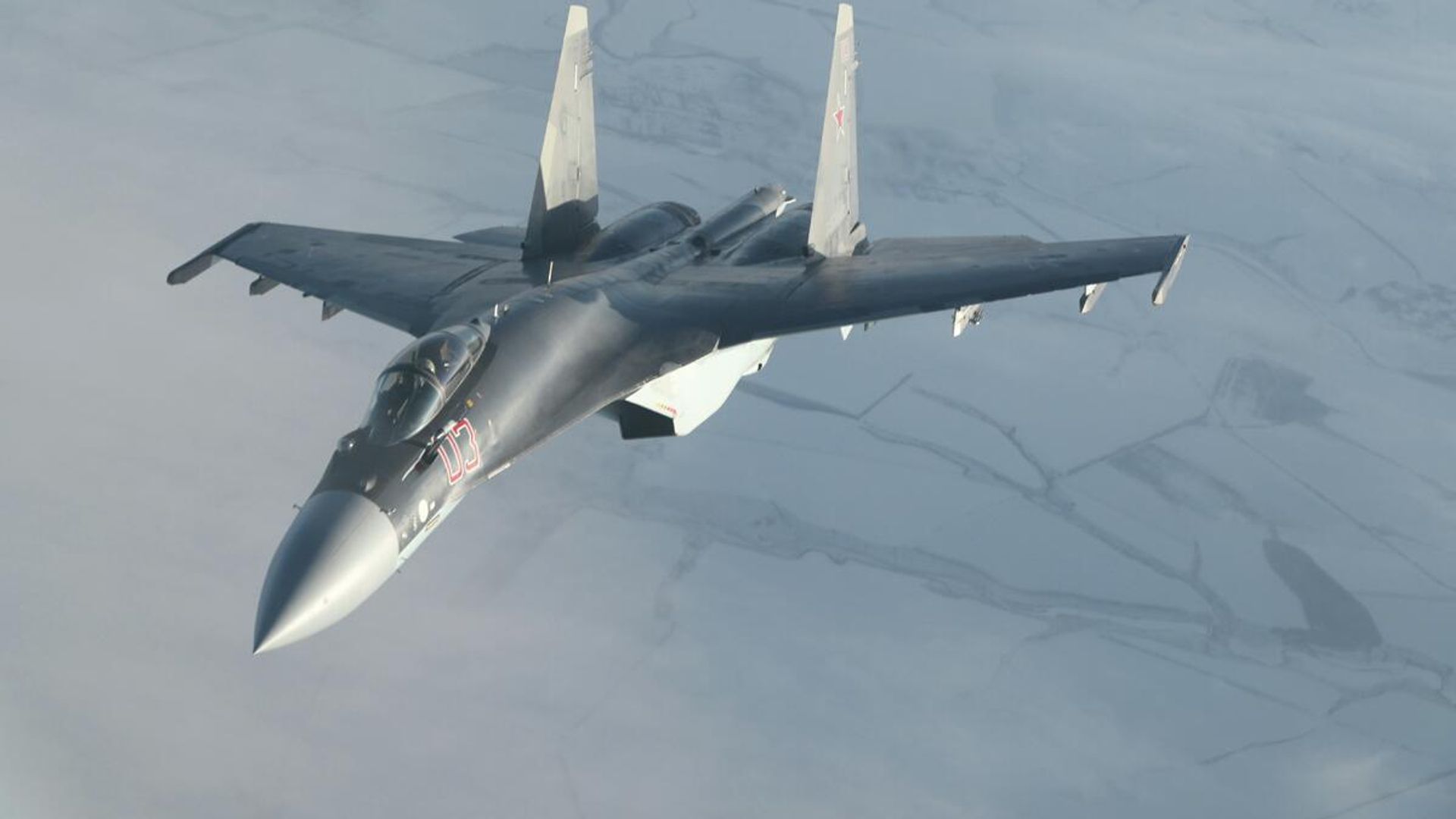 Российский многоцелевой сверхманёвренный истребитель Су-35С - ИноСМИ, 1920, 11.10.2022