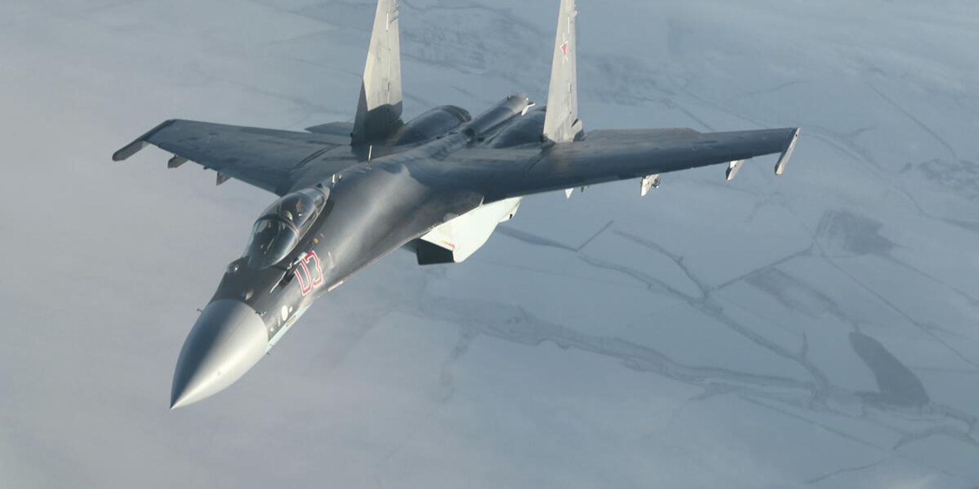 Российский многоцелевой сверхманёвренный истребитель Су-35С - ИноСМИ, 1920, 11.10.2022