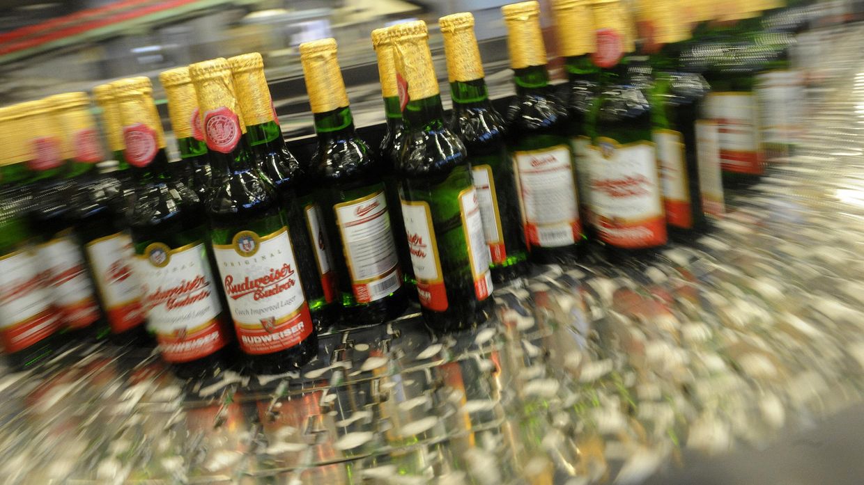 Производство чешского пива Budweiser Budvar в в Ческе-Будеевице