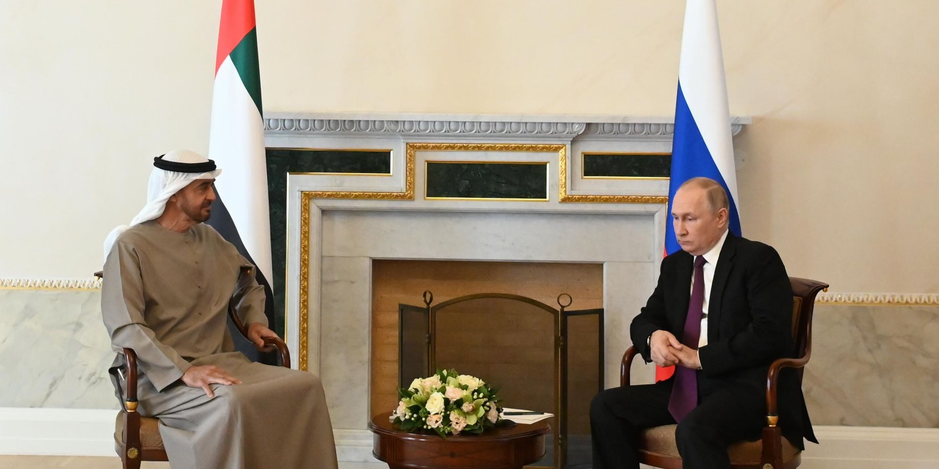 Встреча президента РФ В. Путина с президентом ОАЭ М. бен Заидом Аль Нахайяном - ИноСМИ, 1920, 02.03.2023