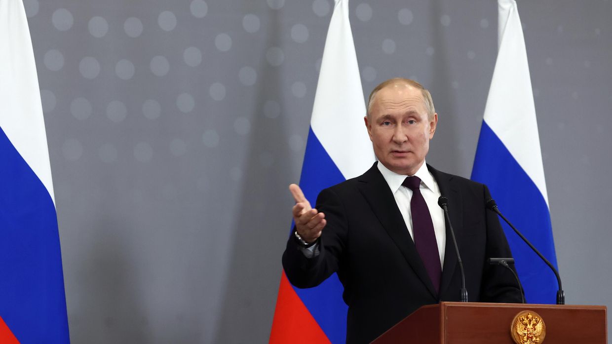 Визит президента РФ В. Путина в Казахстан 