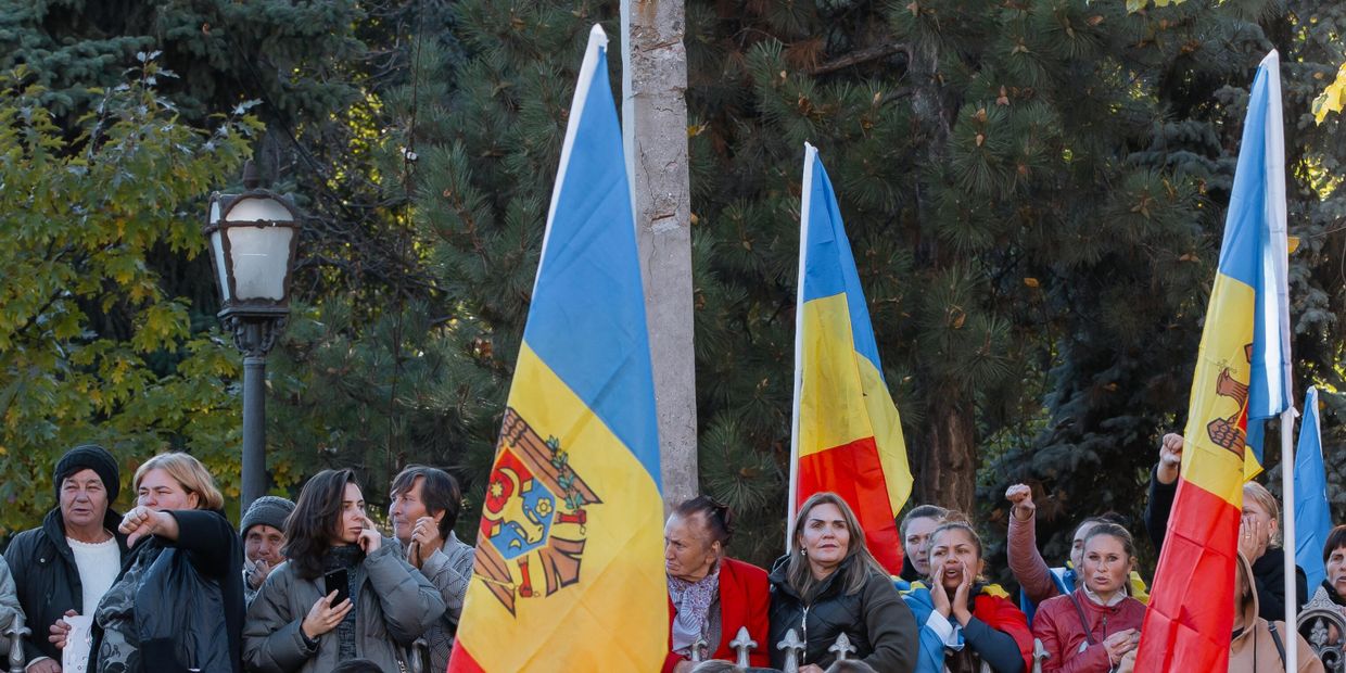 Продолжаются протесты в Кишиневе