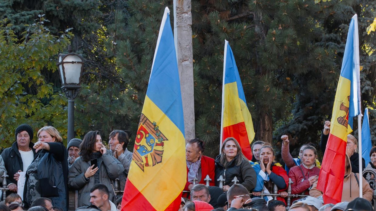 Продолжаются протесты в Кишиневе