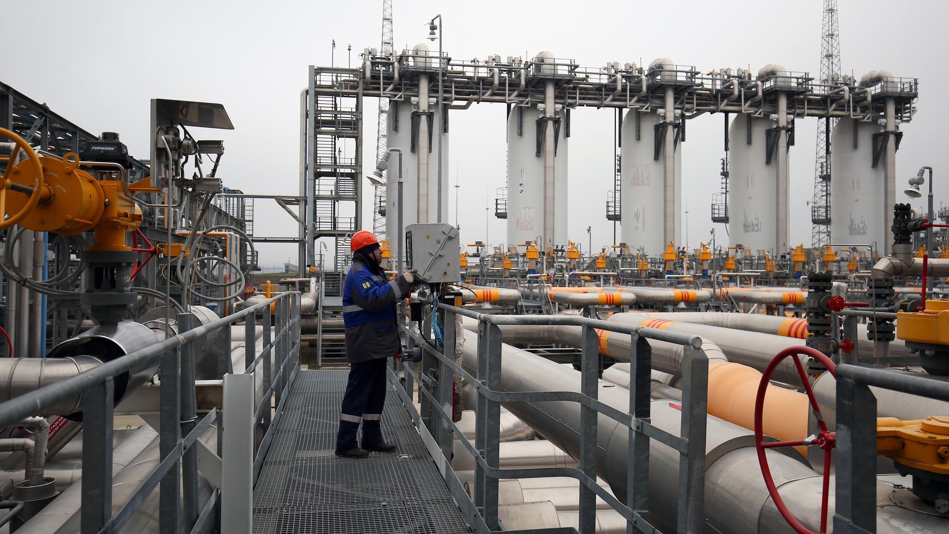 Компрессорная станция Казачья, входящая в систему газопроводов для обеспечения поставок газа для Турецкого потока. - ИноСМИ, 1920, 25.02.2023