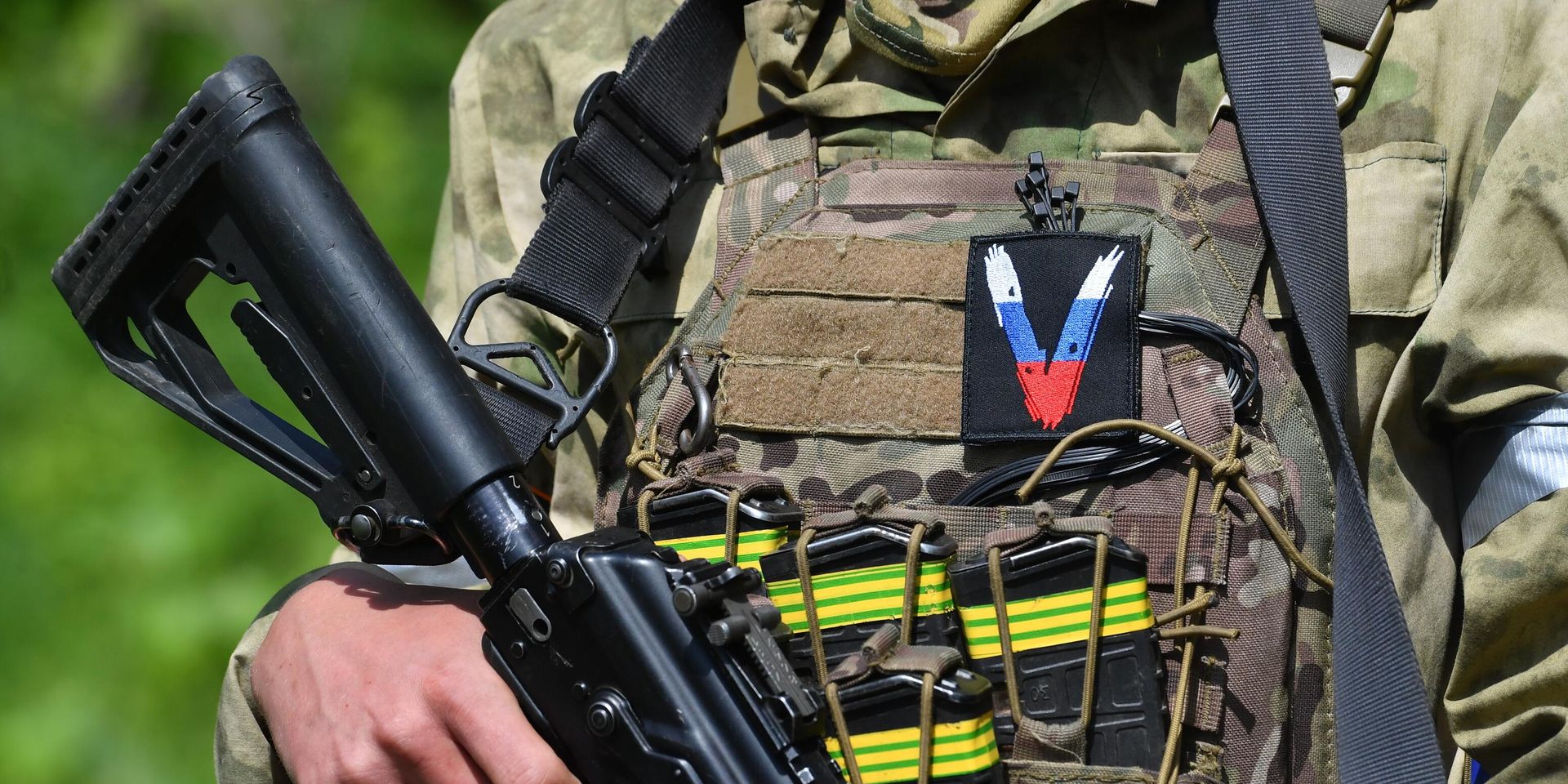 Нашивка со знаком V на форме военнослужащего - ИноСМИ, 1920, 24.10.2022