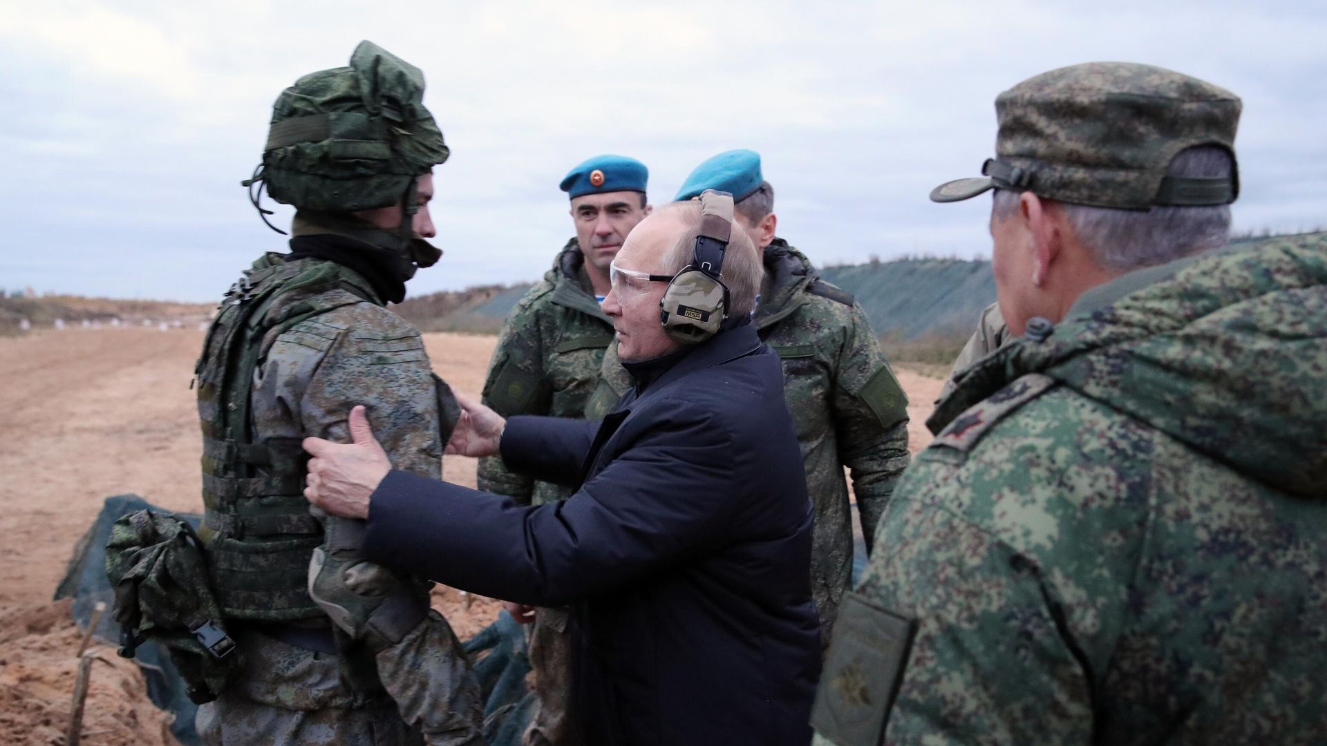 Президент РФ В. Путин посетил полигон Западного военного округа в Рязанской области - ИноСМИ, 1920, 25.10.2022