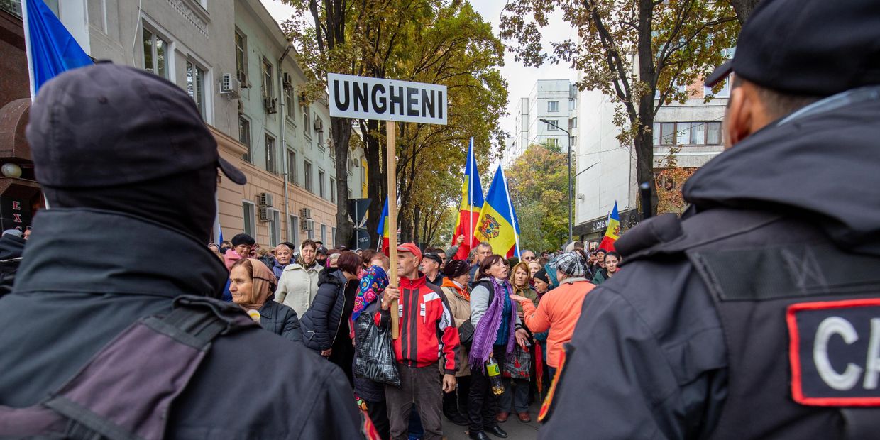 Митинг оппозиции в Кишиневе