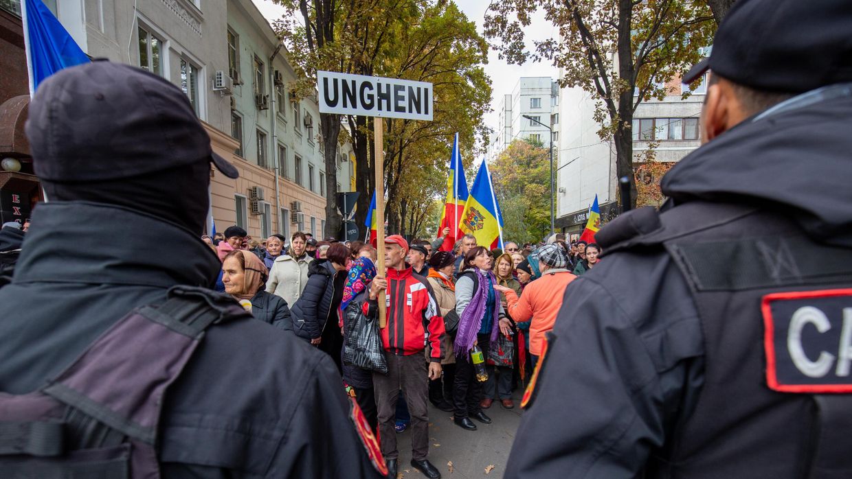 Митинг оппозиции в Кишиневе