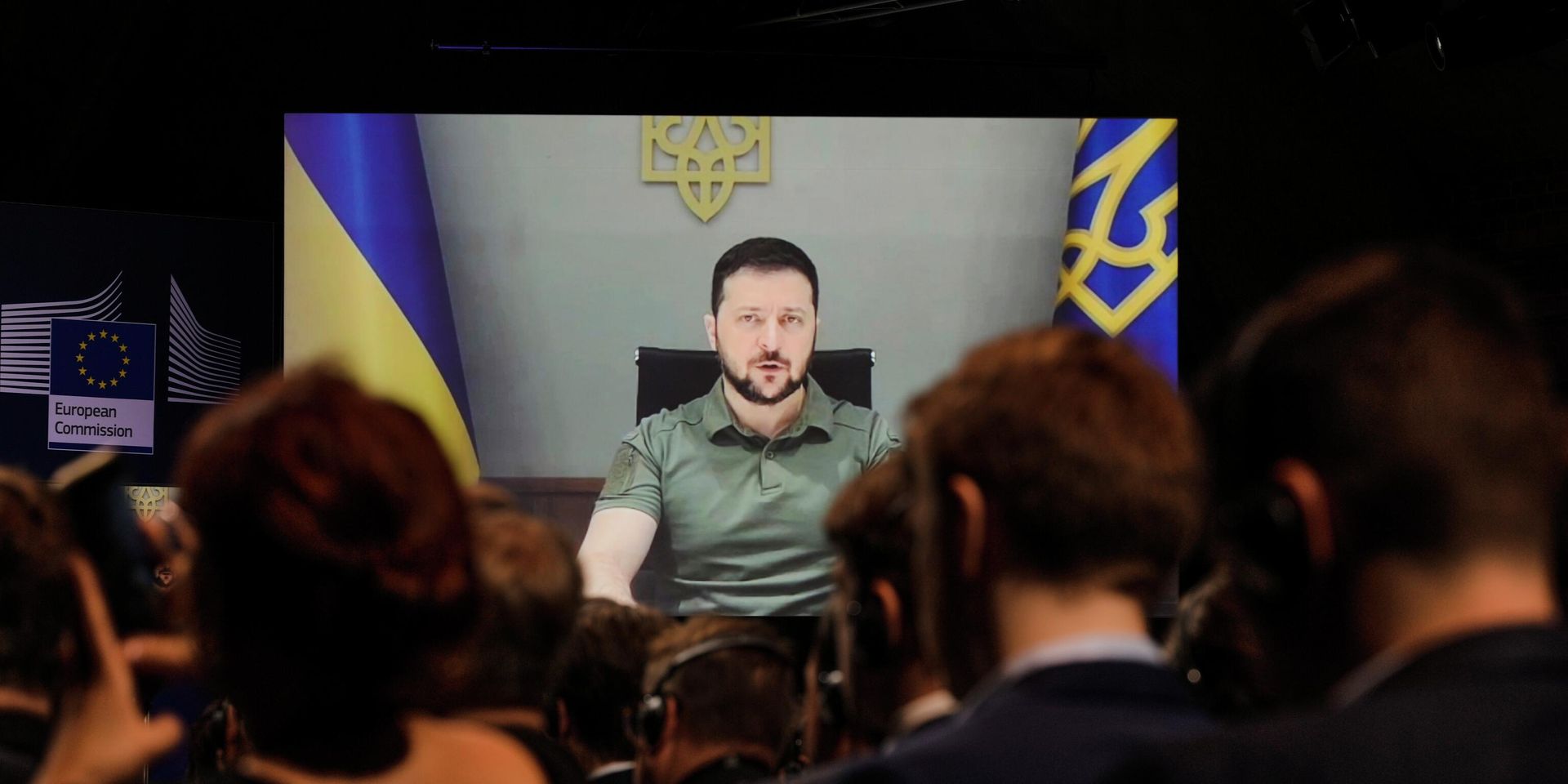 Президент Украины Владимир Зеленский во время конференции в Берлине, 25 октября 2022 года - ИноСМИ, 1920, 25.10.2022