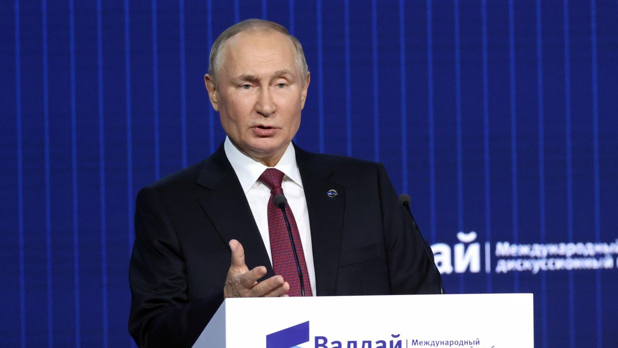 Президент РФ В. Путин принял участие в заседании Международного дискуссионного клуба Валдай