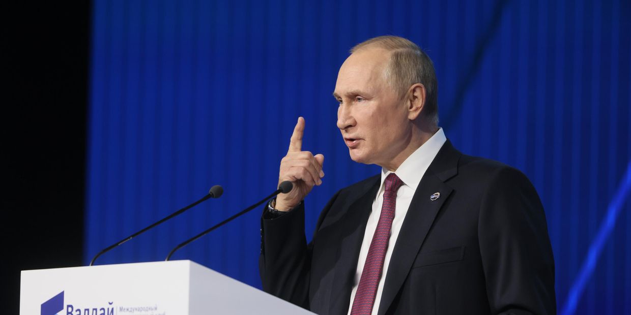 Президент РФ В. Путин принял участие в заседании Международного дискуссионного клуба Валдай