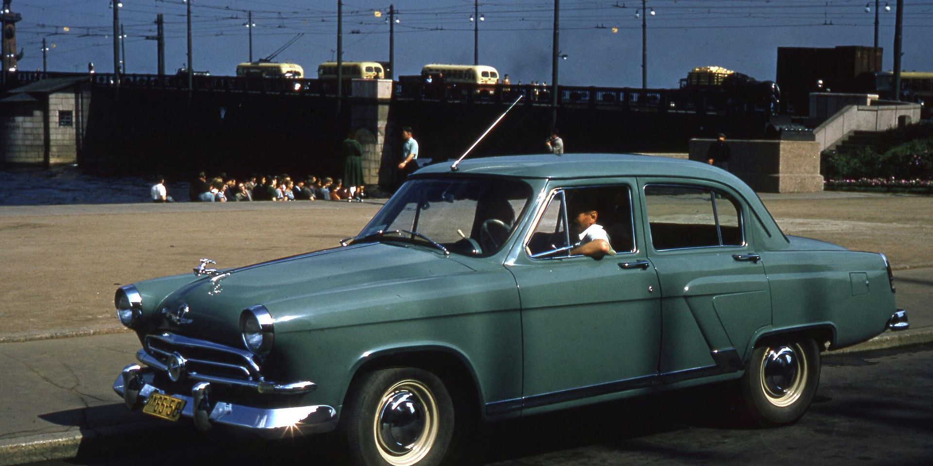ГАЗ-21 Волга в Ленинграде. 1958 год - ИноСМИ, 1920, 30.10.2022