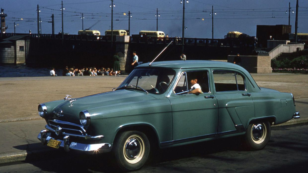 ГАЗ-21 Волга в Ленинграде. 1958 год