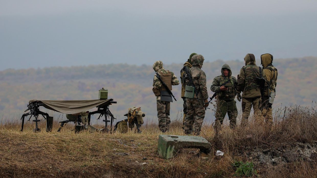 Военная подготовка мобилизованных в Краснодарском крае