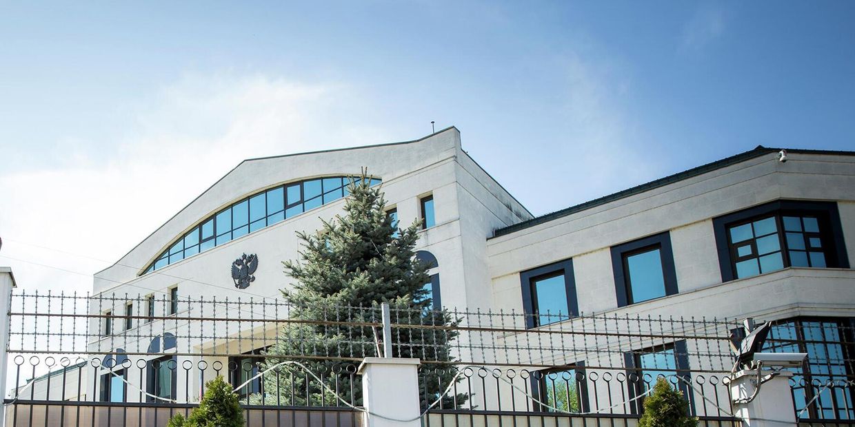 Здание посольства России в Кишиневе