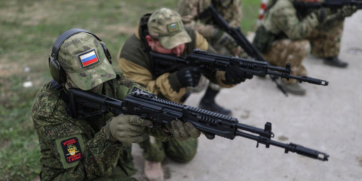 Военная подготовка мобилизованных в Краснодарском крае