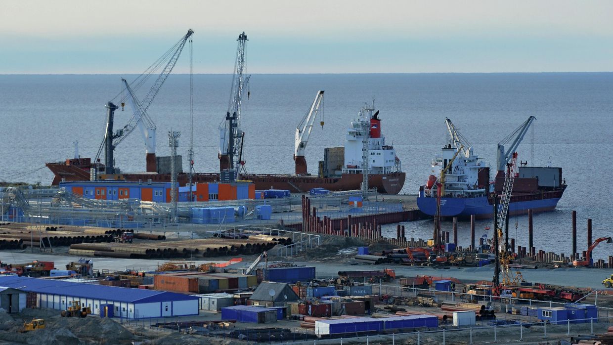 Строительство завода по сжижению природного газа на Ямале