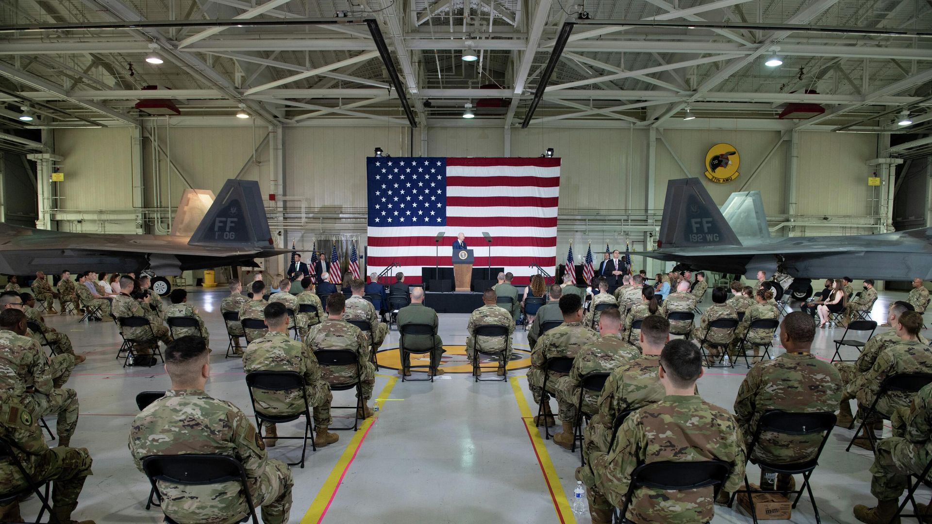 Президент США Джо Байден выступает на военной базе Лэнгли-Юстис в Хэмптоне, штат Вирджиния - ИноСМИ, 1920, 02.11.2022