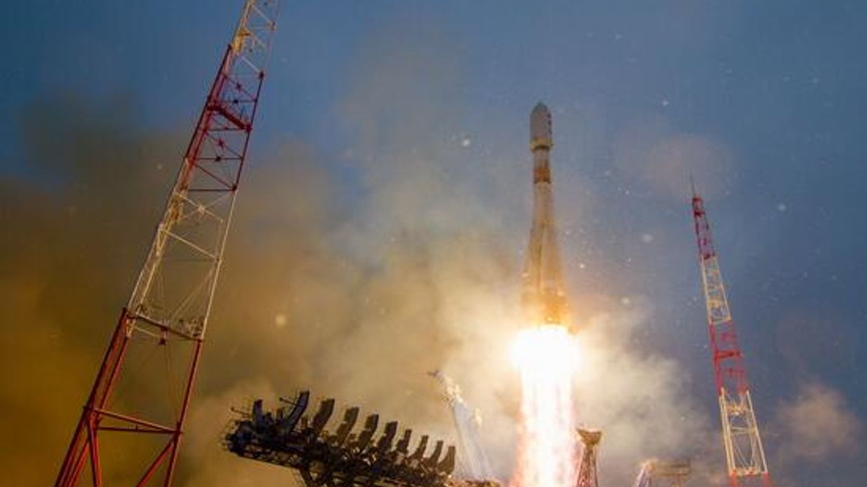 Запуск РН Союз-2 с военным спутником с космодрома Плесецк