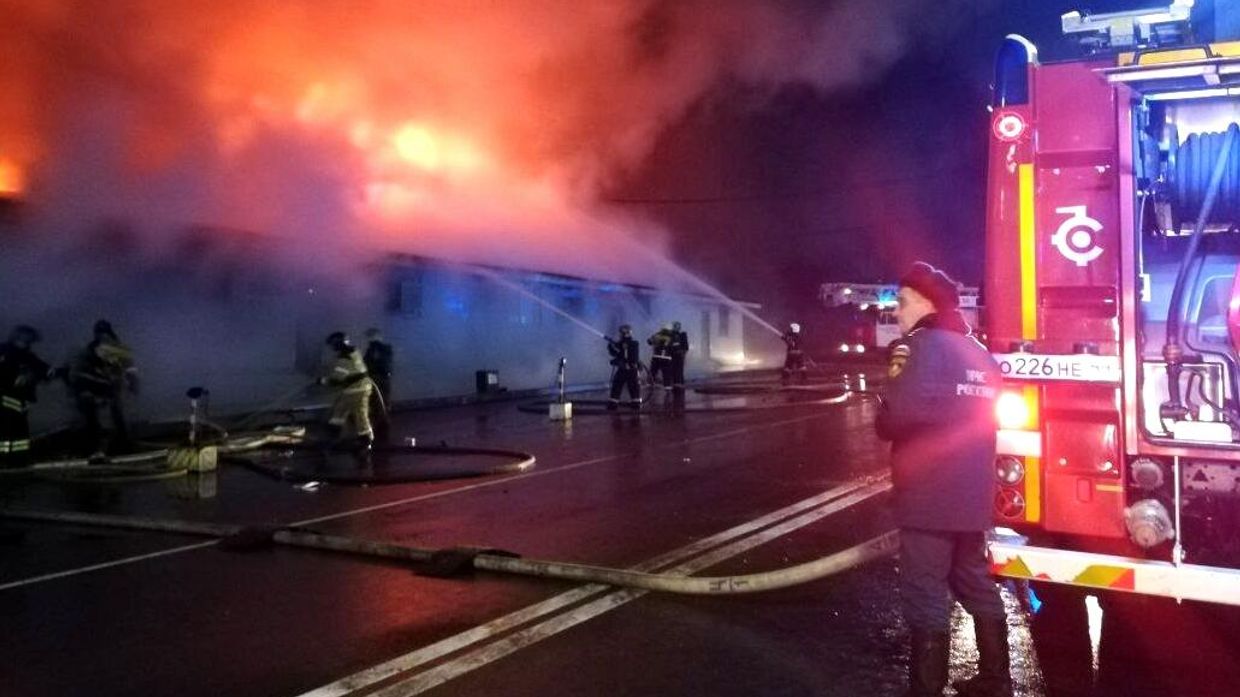 Пожар в ночном клубе в Костроме