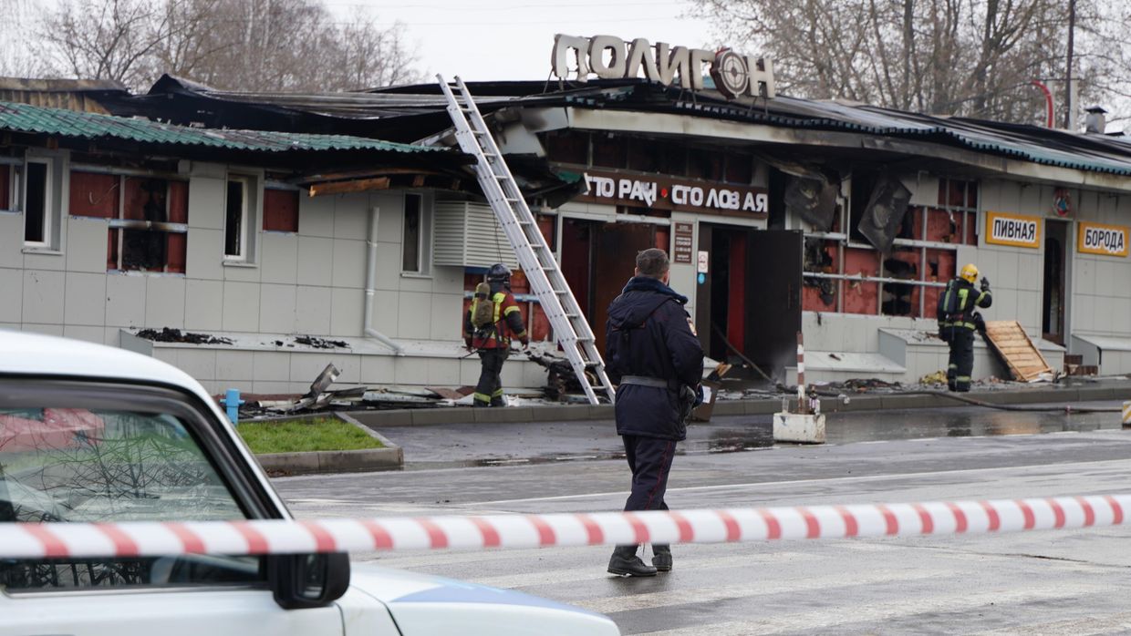 Последствия пожара в ночном клубе в Костроме
