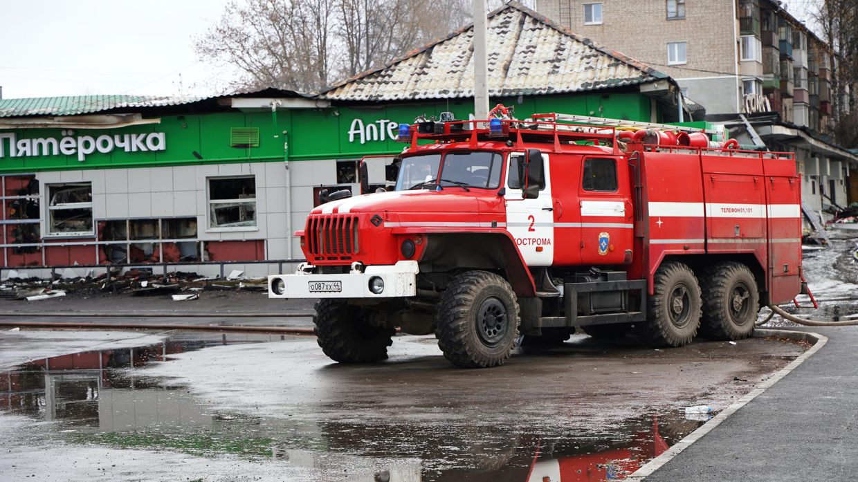 Последствия пожара в ночном клубе в Костроме