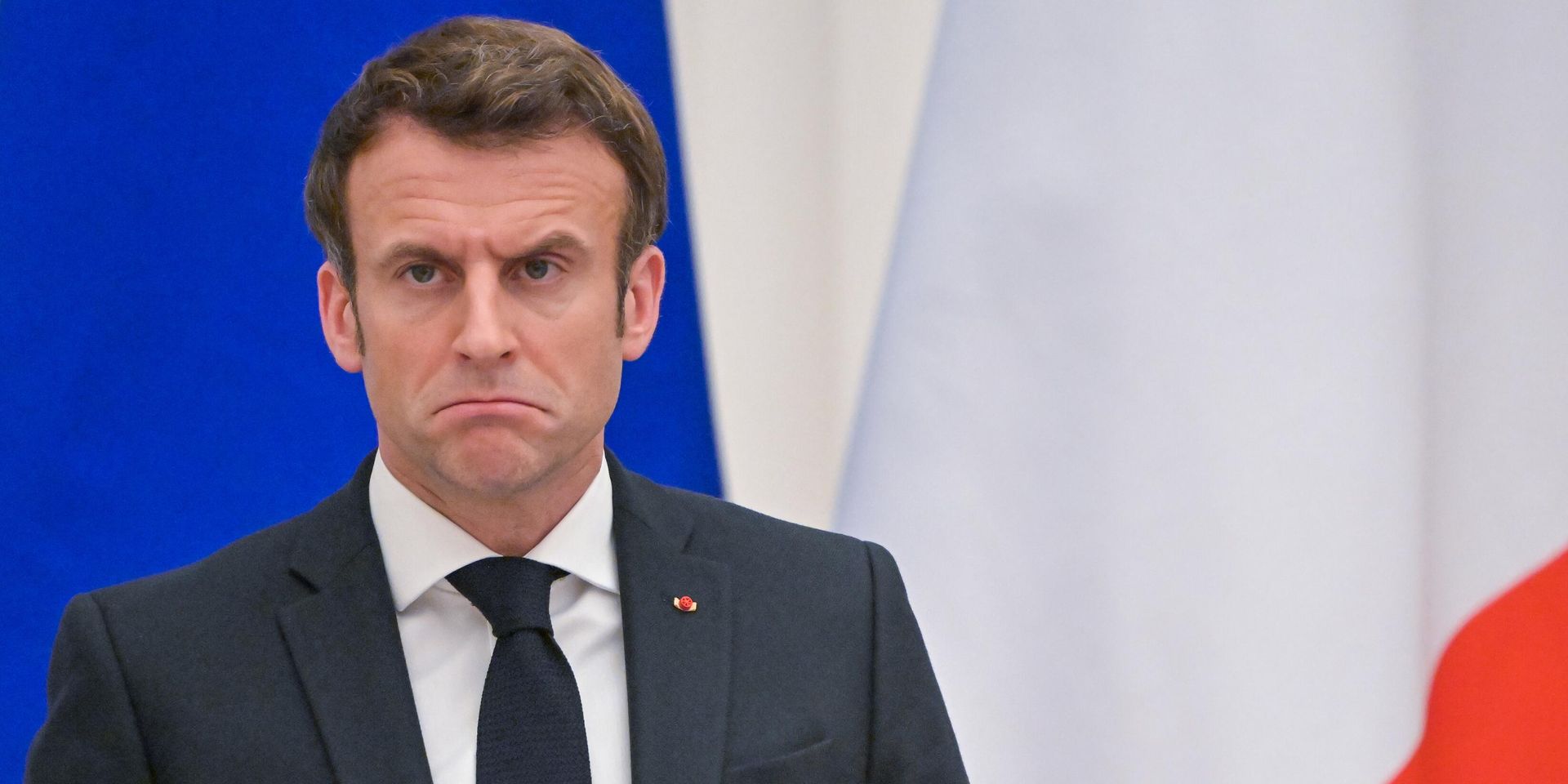 Президент Франции Эммануэль Макрон на пресс-конференции по итогам переговоров с президентом РФ Владимиром Путиным в Кремле - ИноСМИ, 1920, 13.01.2023