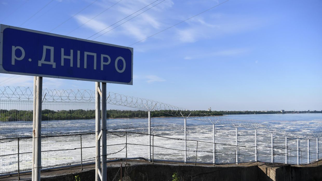 Каховская гидроэлектростанция в Херсонской области