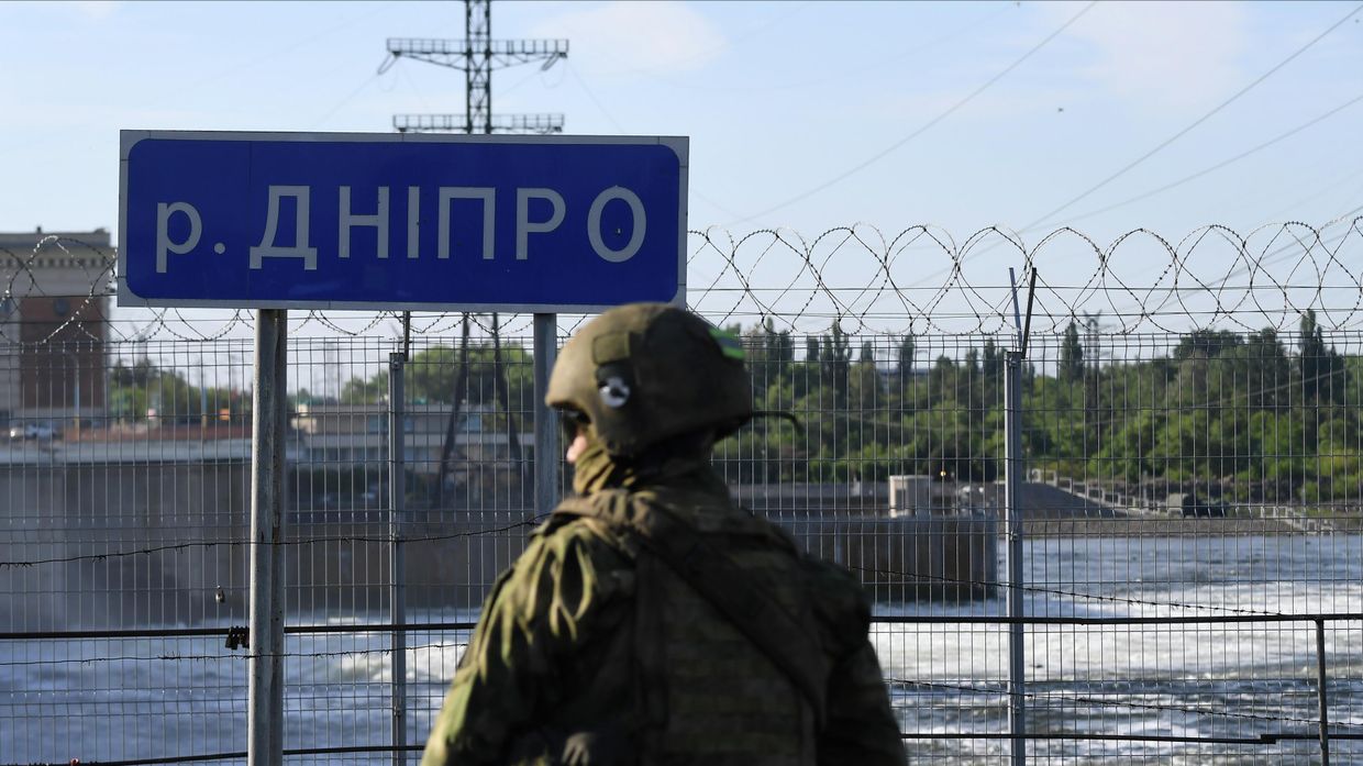 Каховская гидроэлектростанция в Херсонской области
