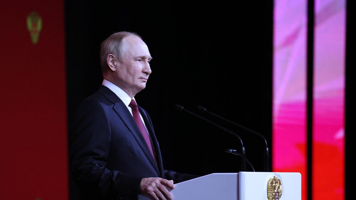 Президент РФ В. Путин принял участие в мероприятии по случаю 75-летия ФМБА