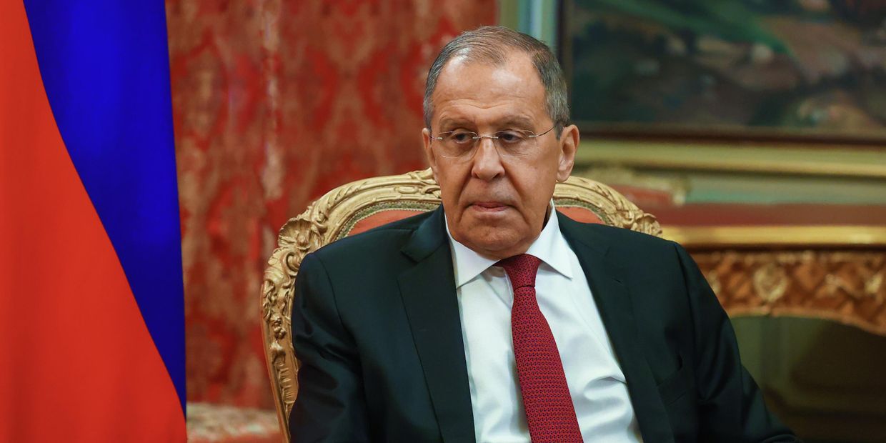 Встреча глав МИД РФ и Южной Осетии С. Лаврова и А. Джиоева