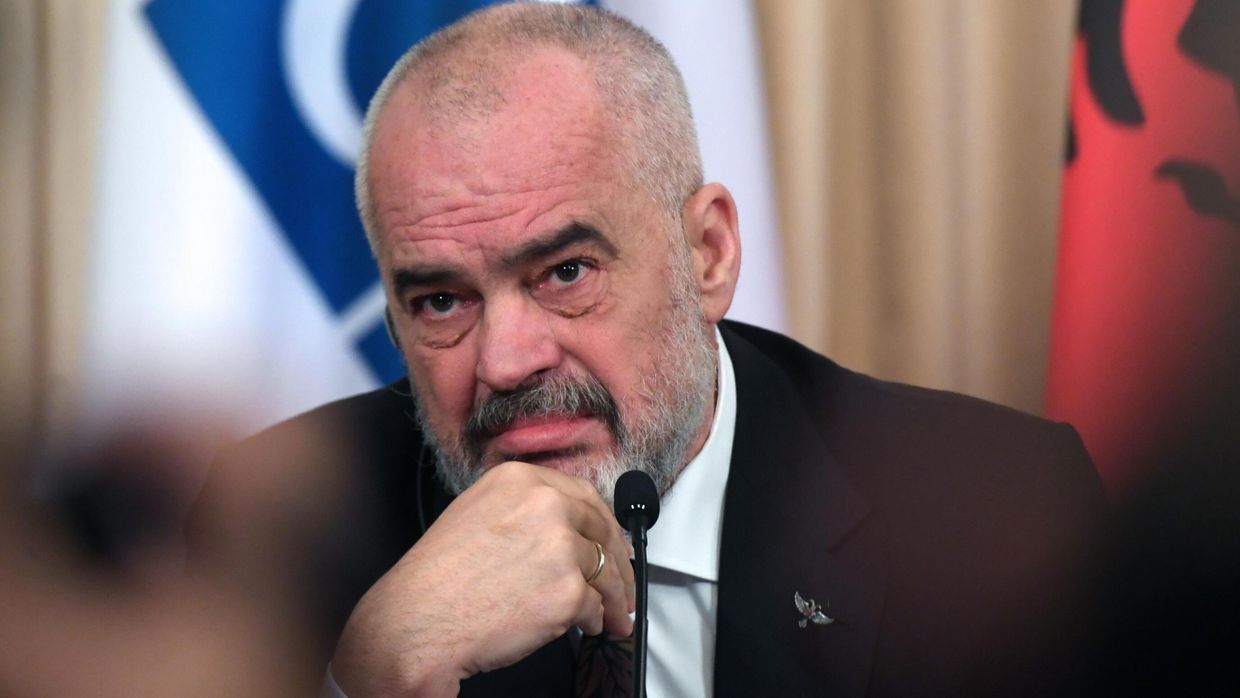 Встреча главы МИД РФ С. Лаврова с премьер-министром Албании Э. Рамой
