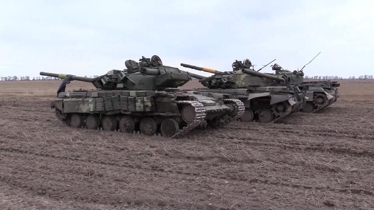 Украинская бронетехника, захваченная ВС РФ в Черниговской области